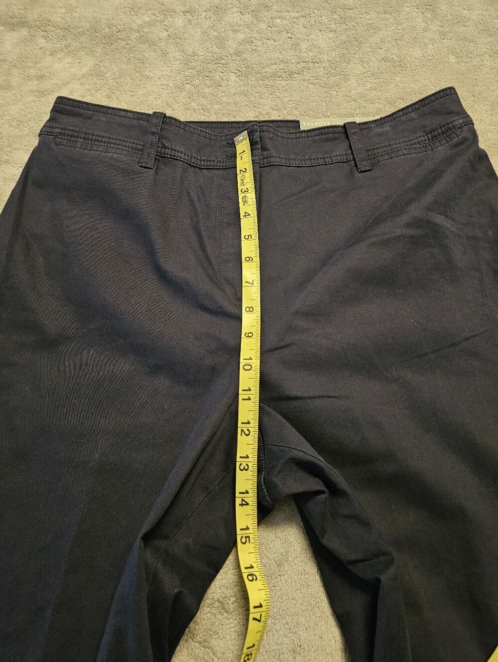 NWT Talbots Wide Leg Chino Size 14P - Picture 6 of 9